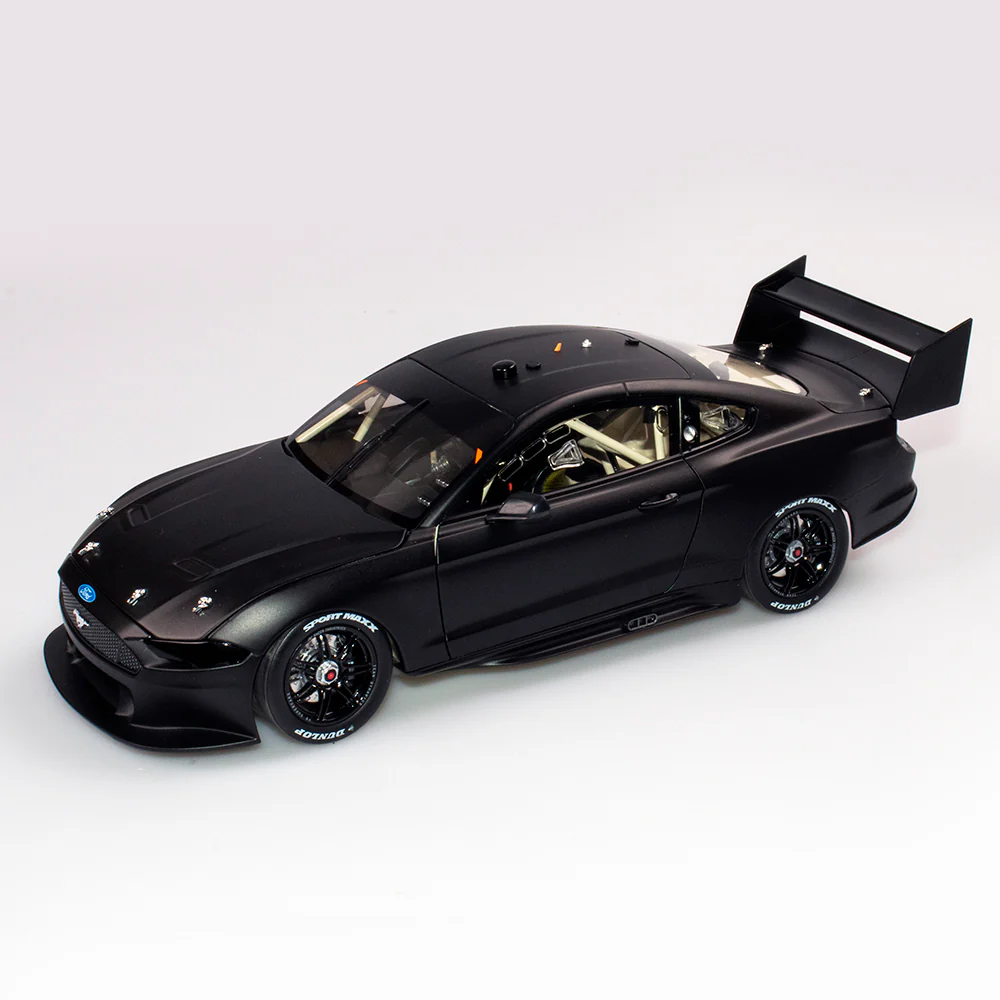 1:18 FORD MUSTANG GT SUPERCAR - MATTE BLACK PLAIN BODY EDITION