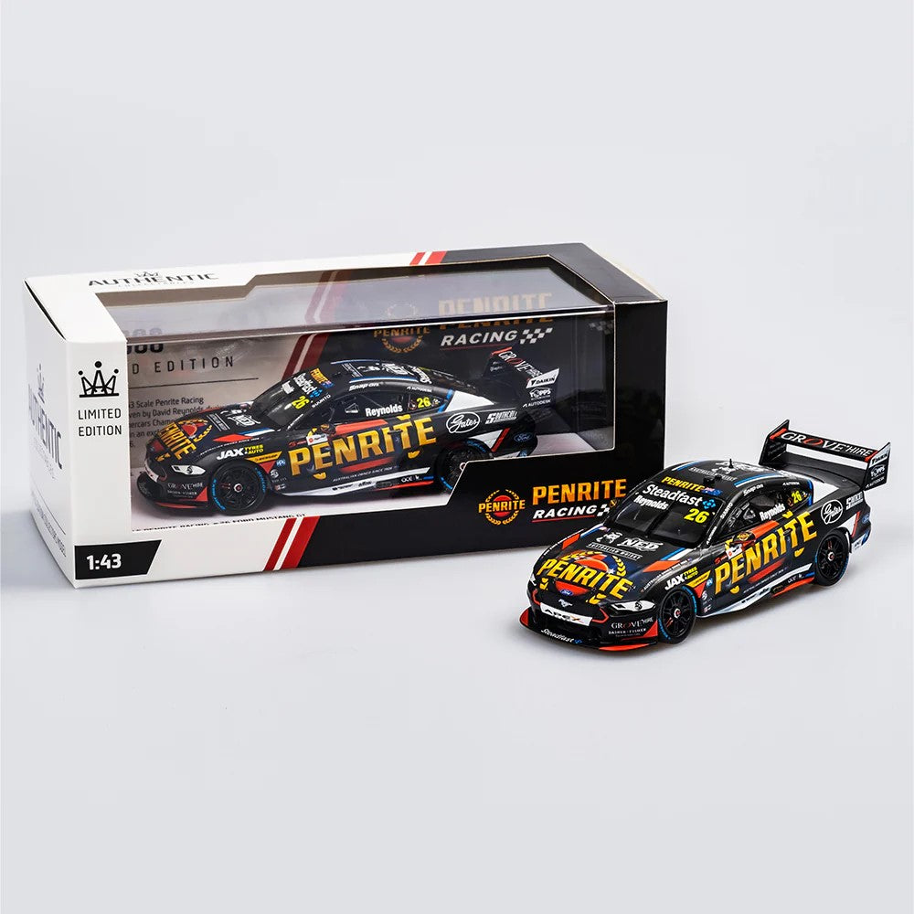 Authentic 1/43 Pentrie Racing #26 Ford Mustang Gt 2022 Repco Supercars