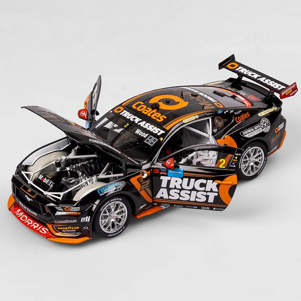 Authentic 1/18 Mobil 1 Truck Assist Racing #2 Ford Mustang GT - 2024 Sydney SuperNight