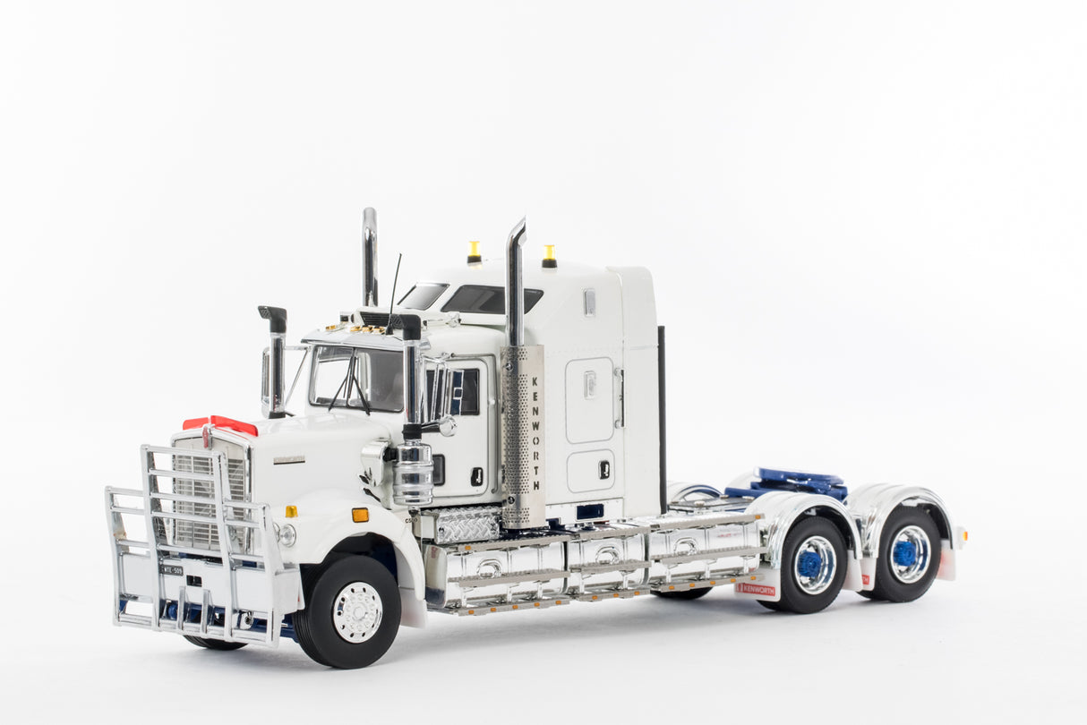 Drake Kenworth C509 Sleeper - White/ Blue Chassis