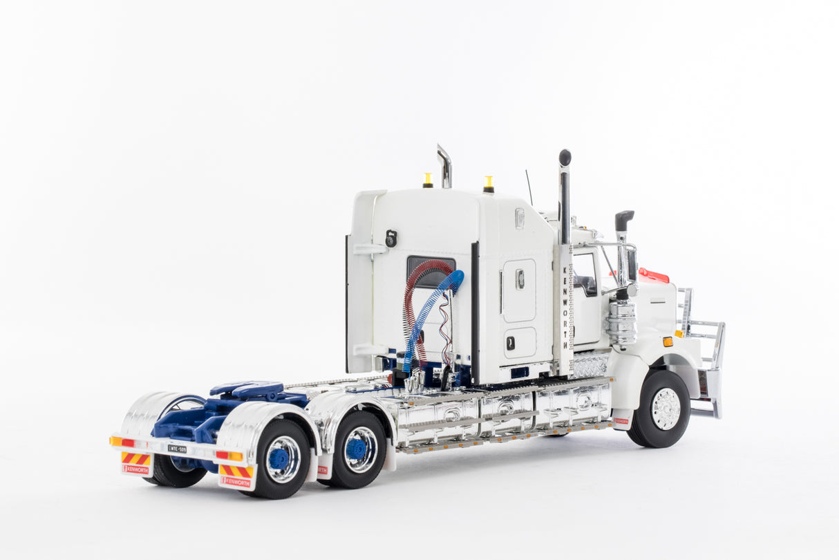 Drake Kenworth C509 Sleeper - White/ Blue Chassis
