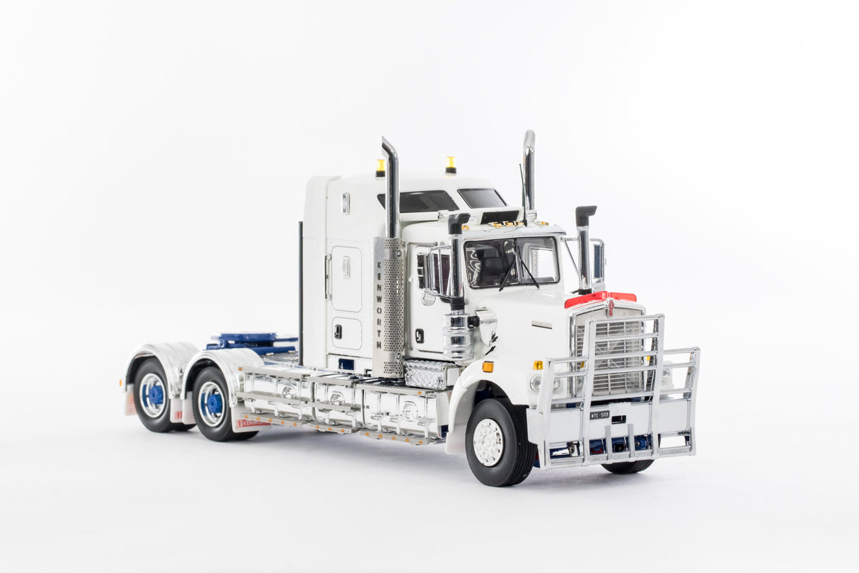 Drake Kenworth C509 Sleeper - White/ Blue Chassis