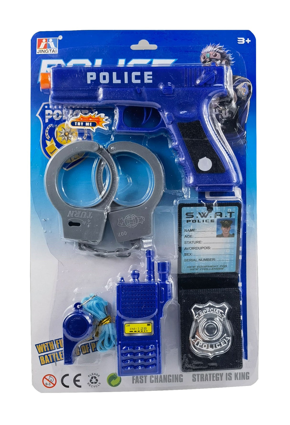 Police Swat Gun & accessories with Lights & Sounds