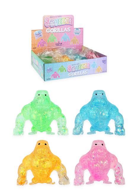 Squishy Maltose Translucent Gorillas Assorted