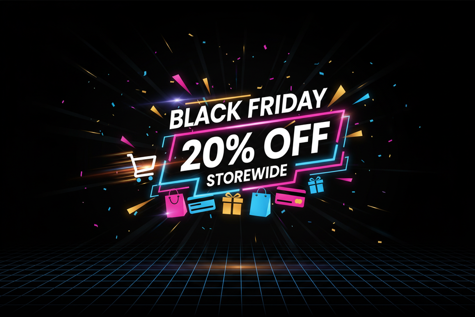 Black Friday 20% Off Store wide