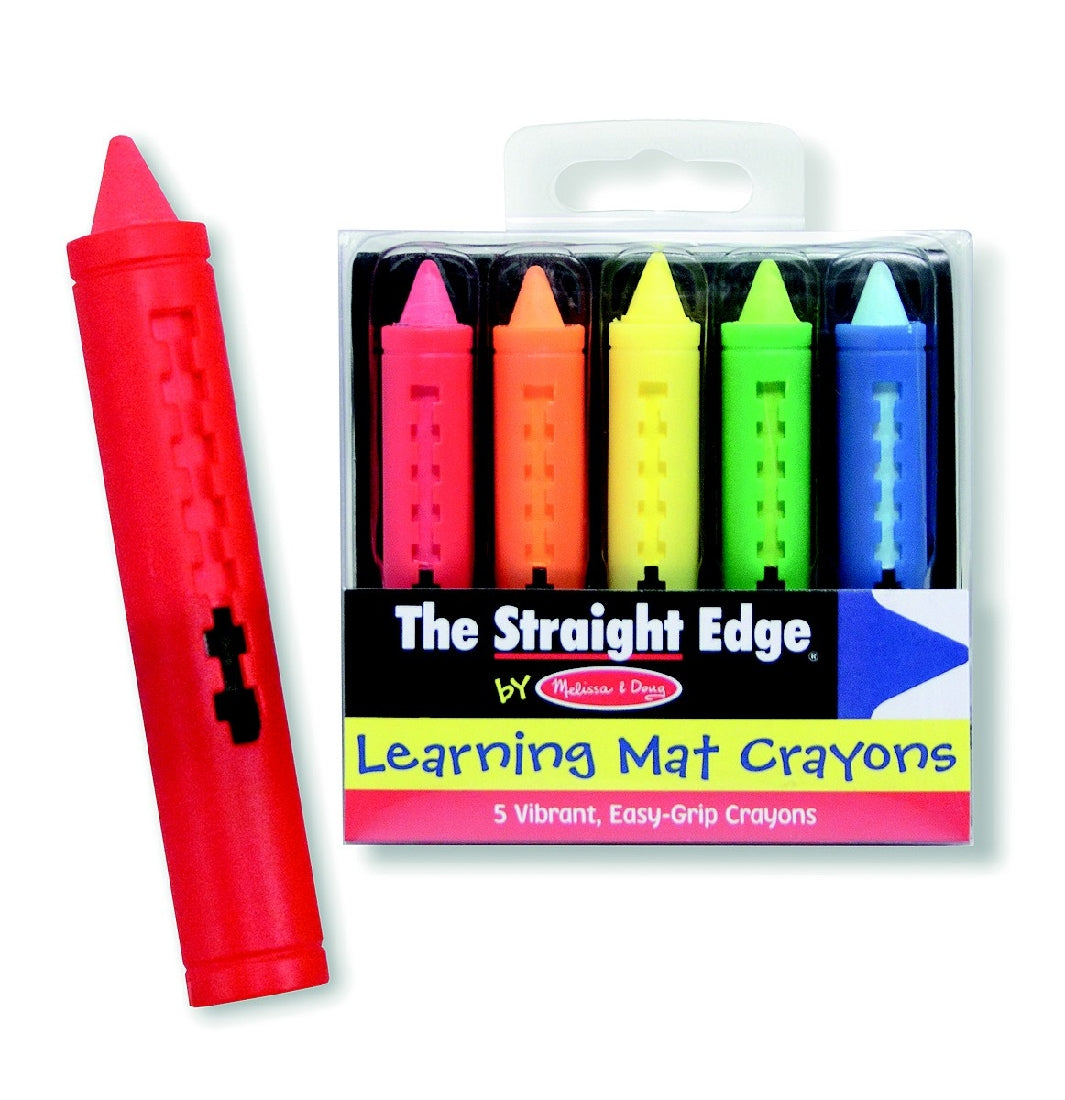 Melissa & Doug Learning Mat Crayons