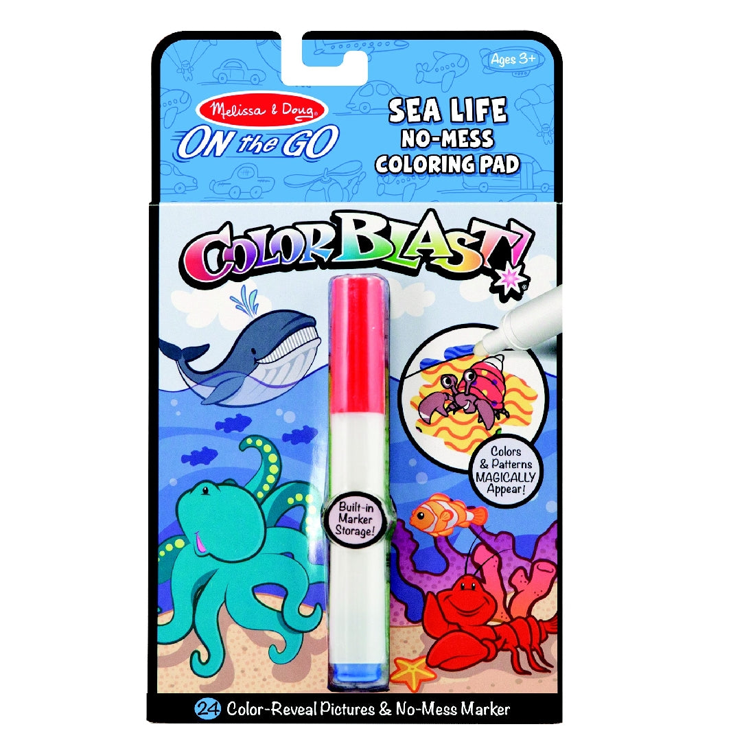 Melissa & Doug On The Go - Color Blast! - Sea Life