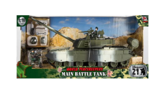 WORLD PEACEKEEPERS 1:18 MAIN BATTLE TANK
