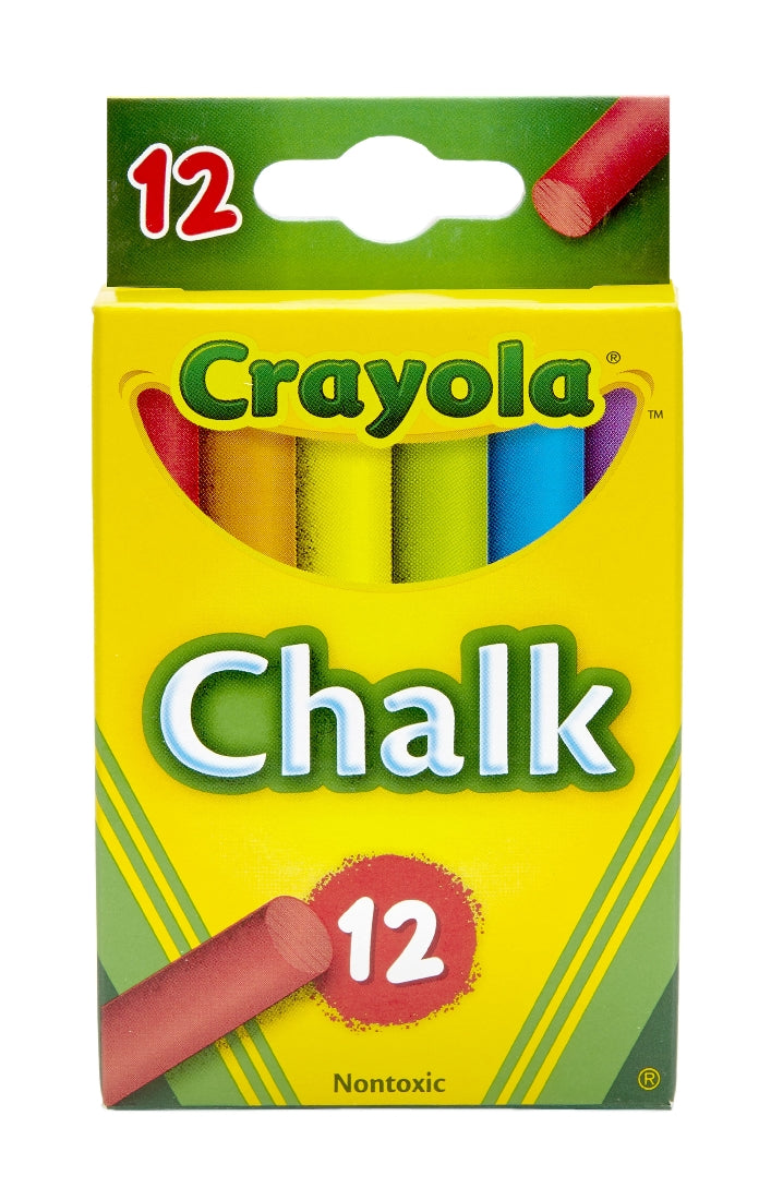 Crayola 12pk Chalk Coloured