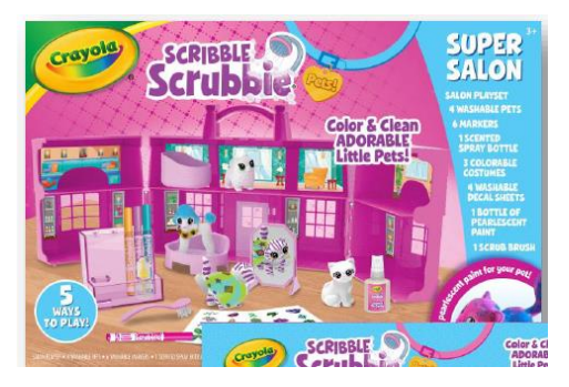 Crayola Scribble Scrubbie Pets Super Salon