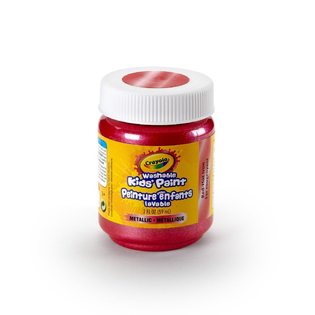 Crayola Paint Metallic 2oz Red-hot Iron