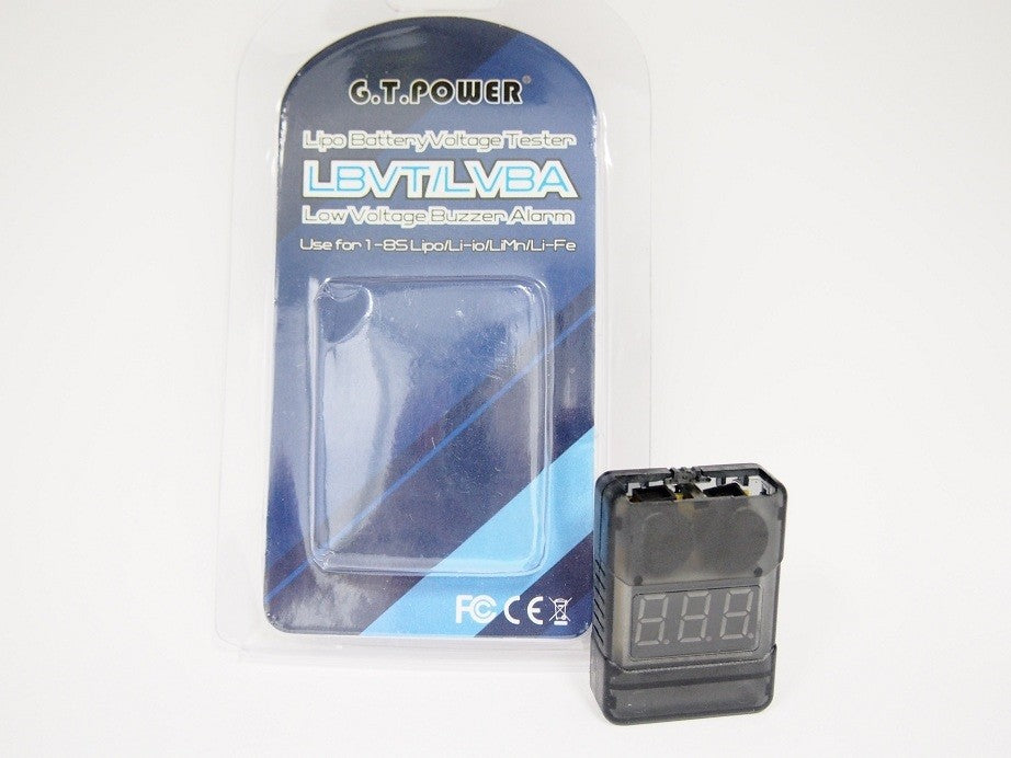 Lipo Battery Low Voltage Alarm & Tester 2-8 Cell