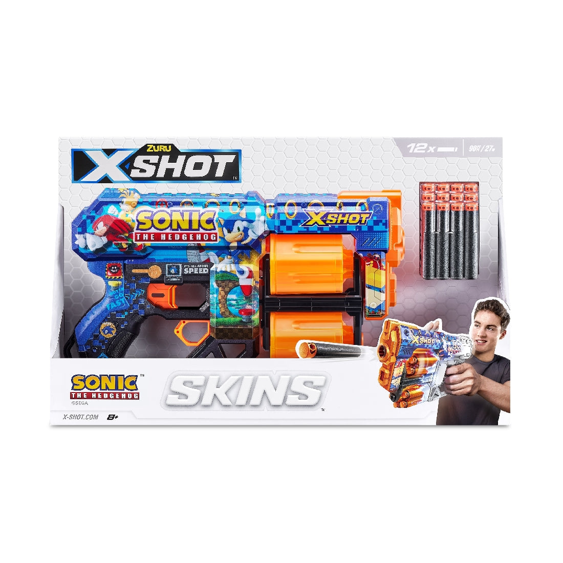 Zuru Xshot Skins - Sonic The Hedgehog
