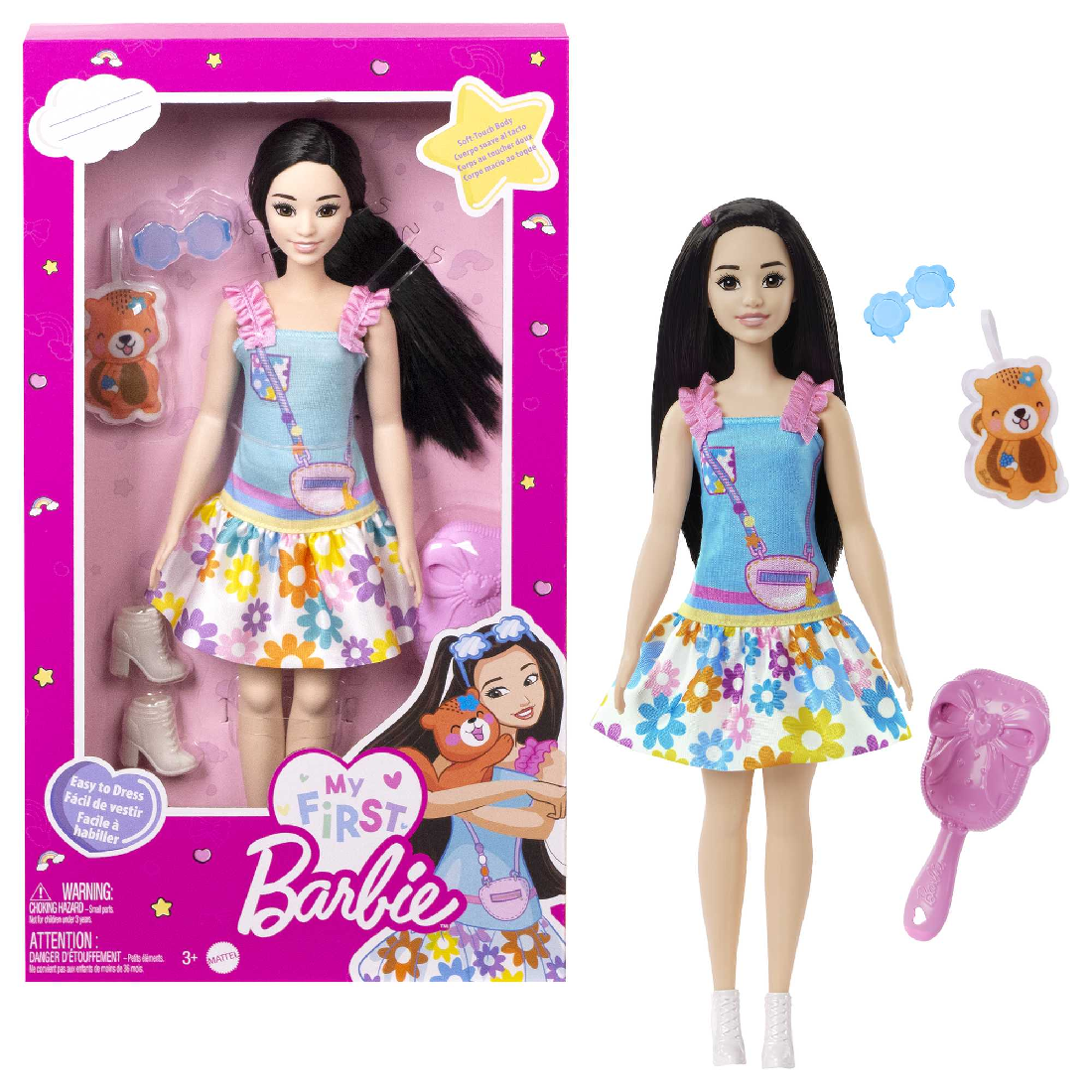 Barbie - My First Barbie Doll Ast - Black Hair