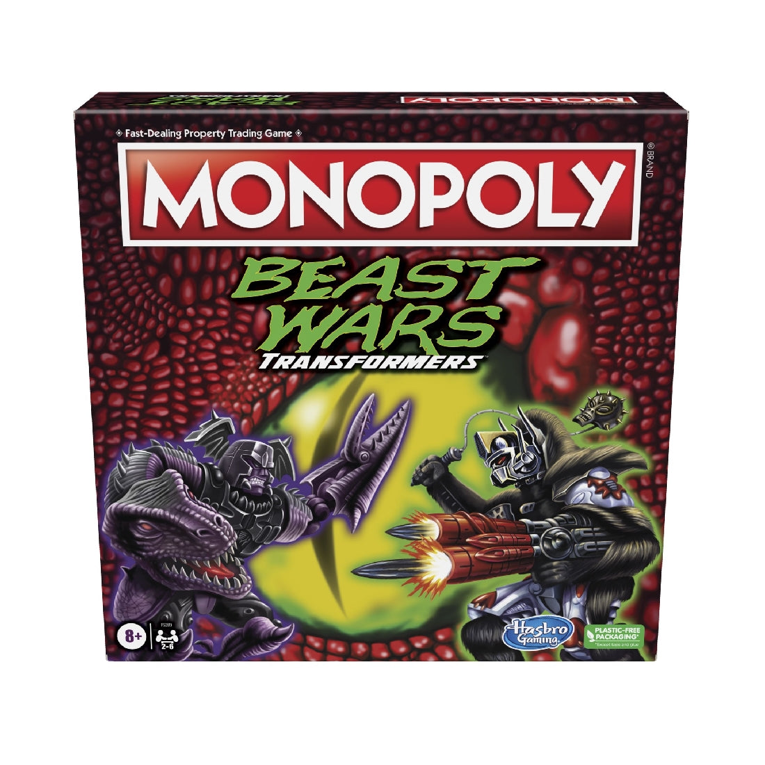 Monopoly Transformers Beast Wars Board Game For Kids And Family Ages 8 And Up 2-6 Players