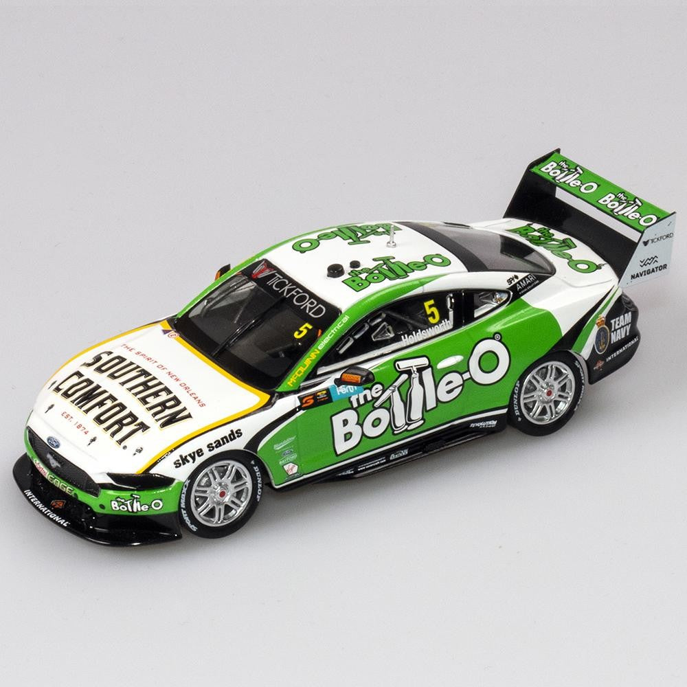 Authentic 1/43 The Bottle-o Racing Team #5 Ford Mustang Gt Supercar - 2019 Championship Season