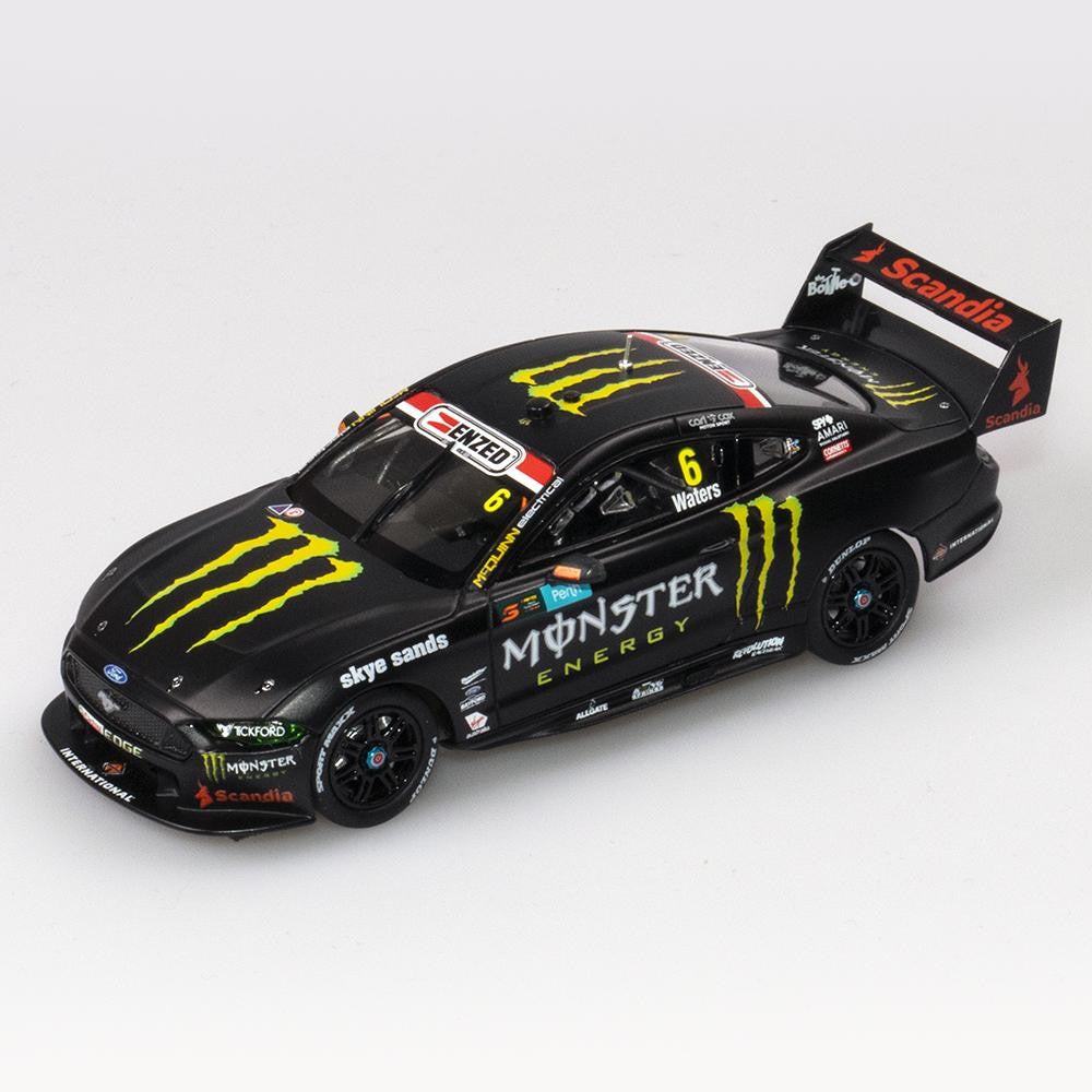 1:43 Monster Energy Racing #6 Ford Mustang Gt Supercar - 2019 Championship Season