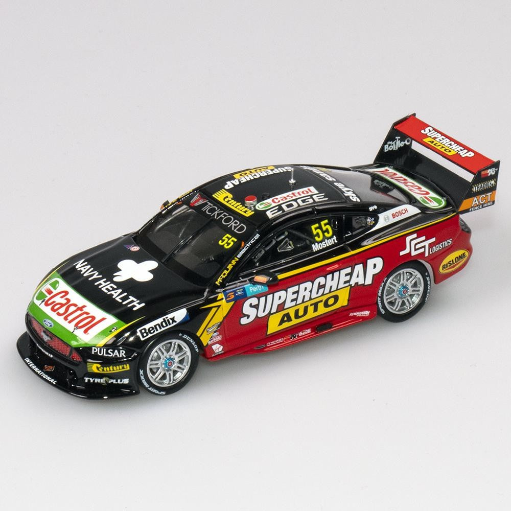 1:43 Supercheap Auto Racing #55 Ford Mustang Gt Supercar - 2019 Championship Season
