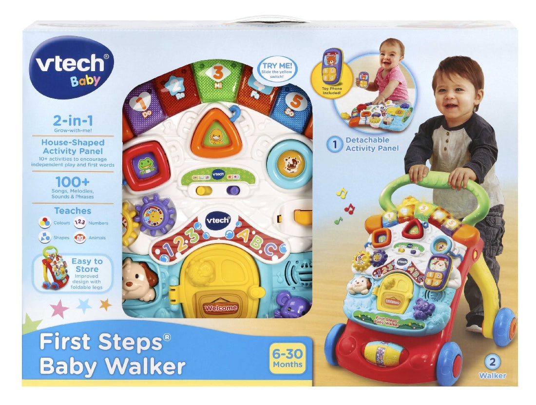 Vtech First Steps Baby Walker Red