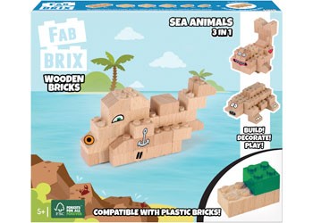 Fab Brix - Sea Animals 3-in-1