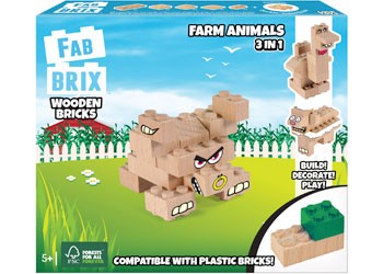 Fab Brix - Farm Animals 3-in-1