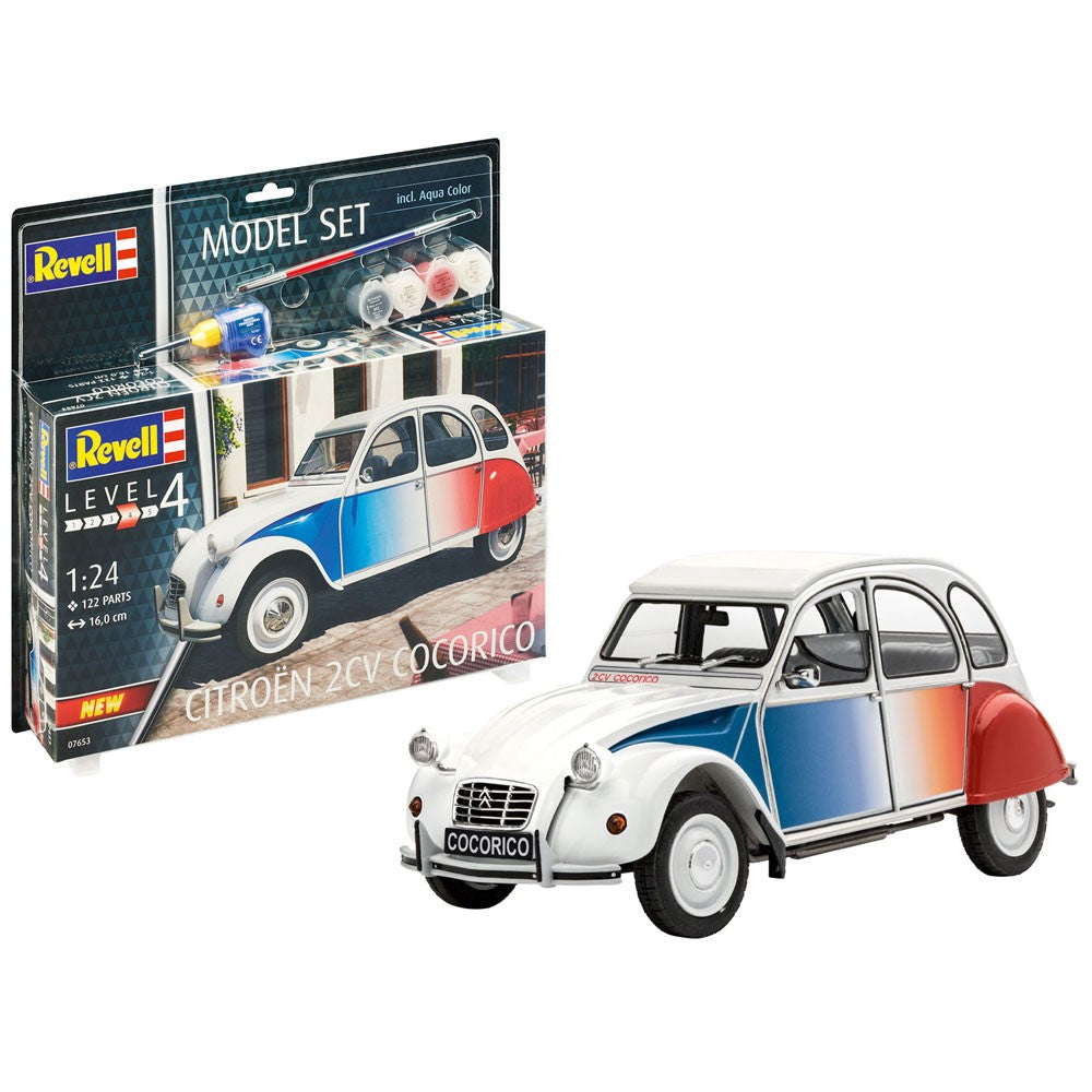 Revell 1/24 Citoren 2cv Cocorico Starter Kit