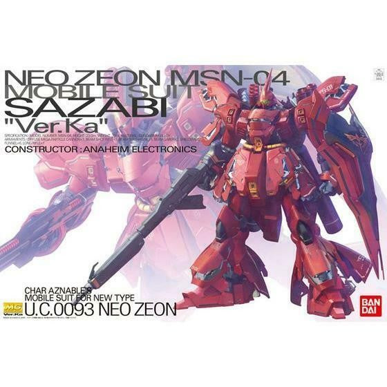 Bandai 1/100 Msn-04 Sazabi Ver.ka