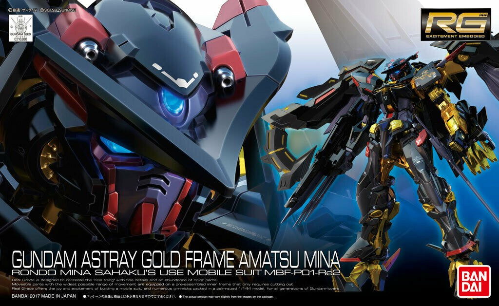 Bandai 1/144 Rg Gundam Astry Gold Amatsu Mina