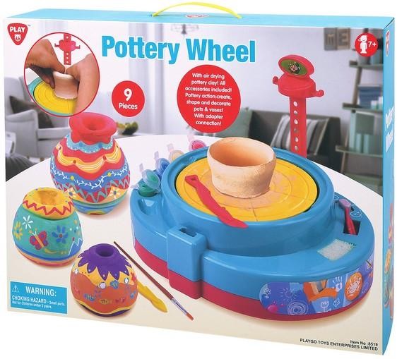 PLAYGO POTTERY WHEEL BATTERY OPERATED 9PCS