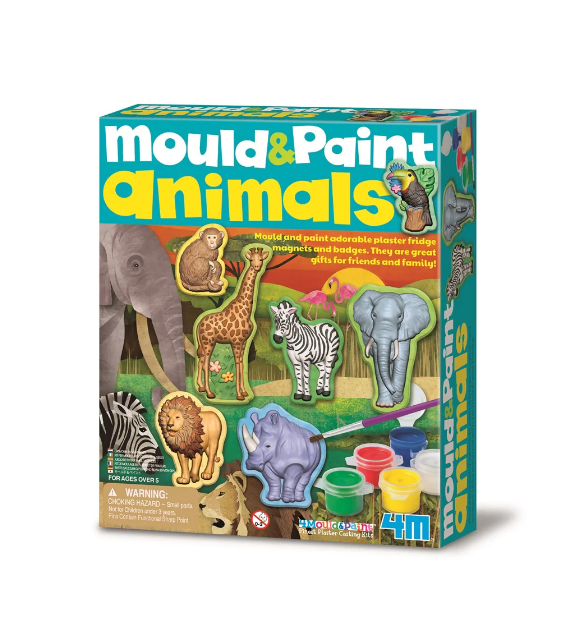 4M Mould & Paint - Wildlife Animals