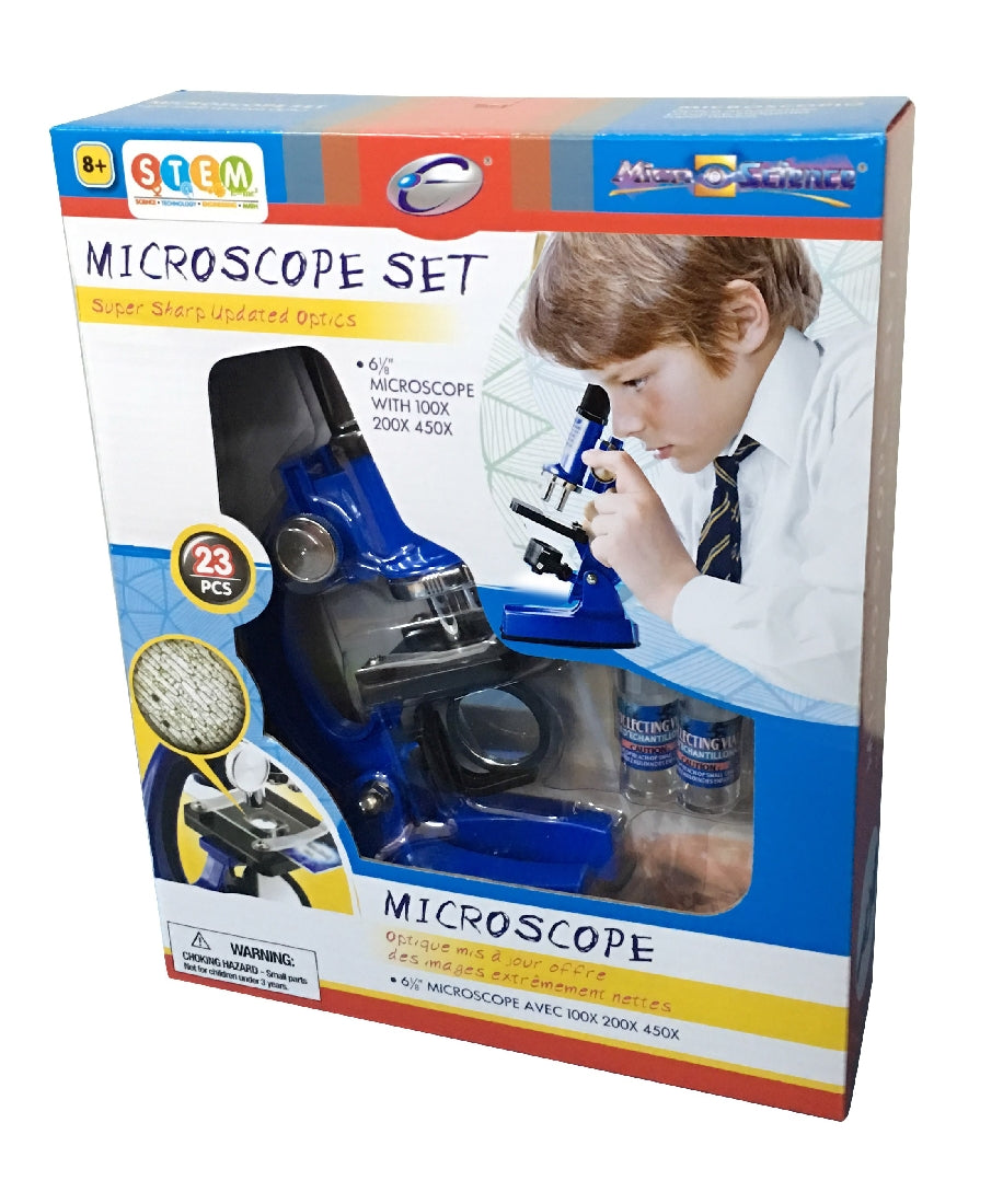 100/200/450X Microscope Set