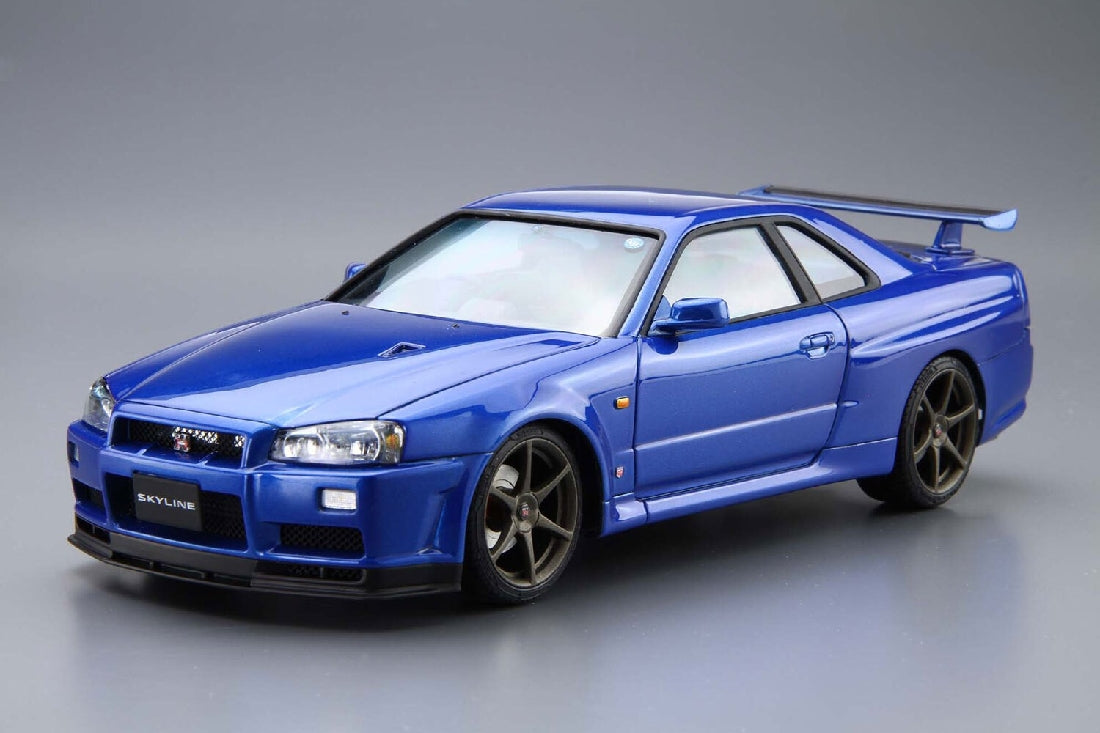 Aoshima 1/24 Nissan Bnr34 Skyline Gt-r V-specll '02