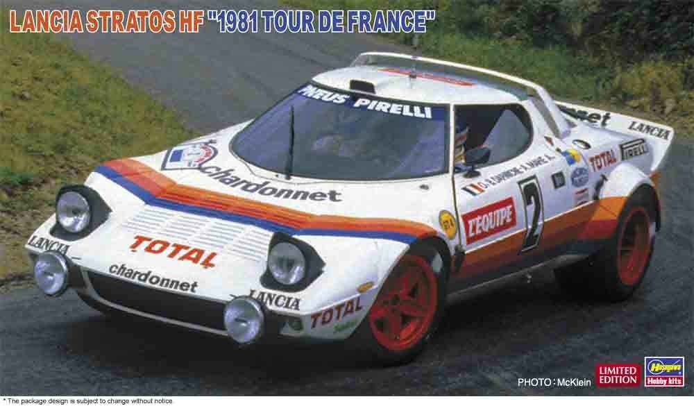 Hasegawa 1/24 Lancia Stratos Hf "1981 Tour De France"
