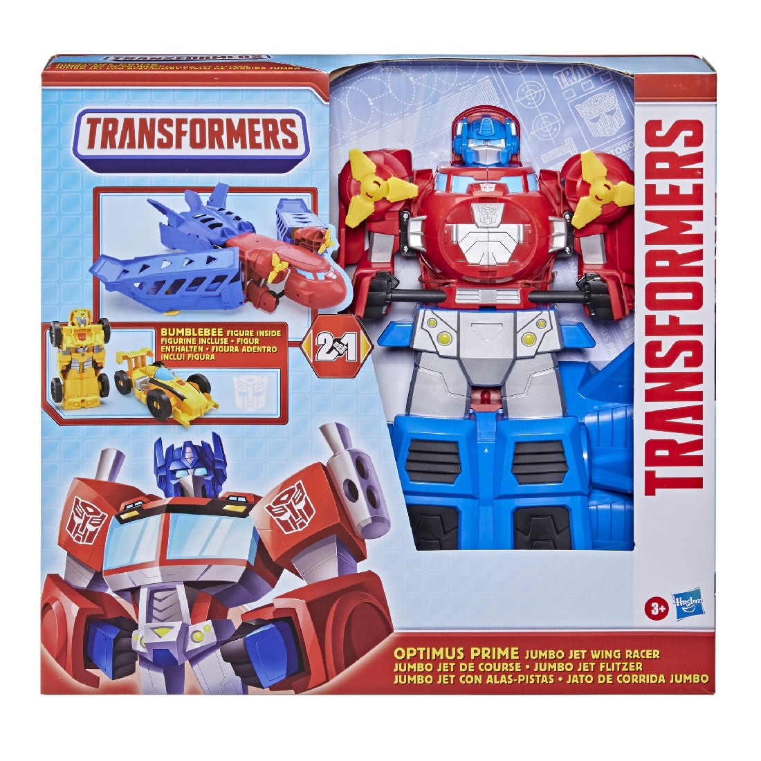Transformers Jumbo Jet Wing Racer - Optimus Prime