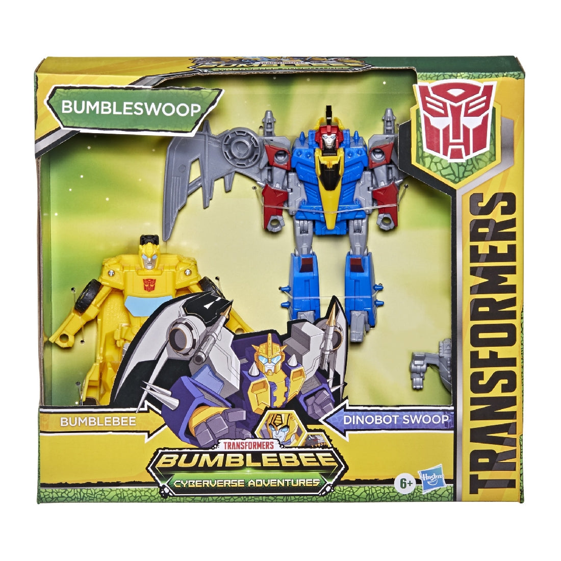 Transformers Cyberverse Adventures Roll And Combine - Bumblebee & Dinobot Swoop