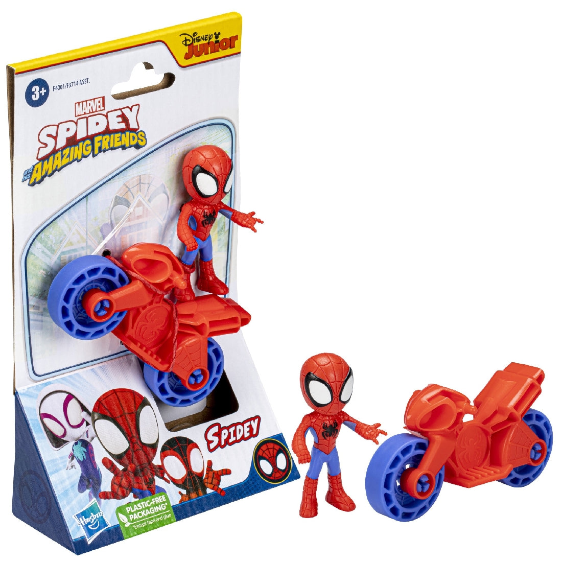 Spidey And Friends Bike And Figure Ast - Spidey