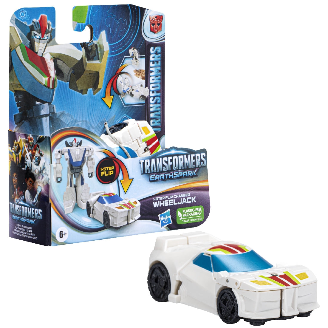Transformers Earthspark 1 Step Flip Changer Ast - Wheeljack