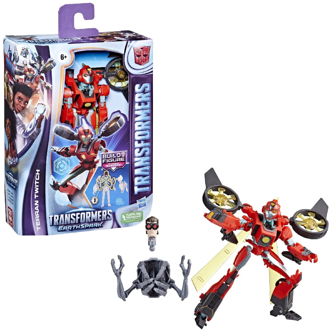 Transformers Earthspark Deluxe Ast - Terran Twitch
