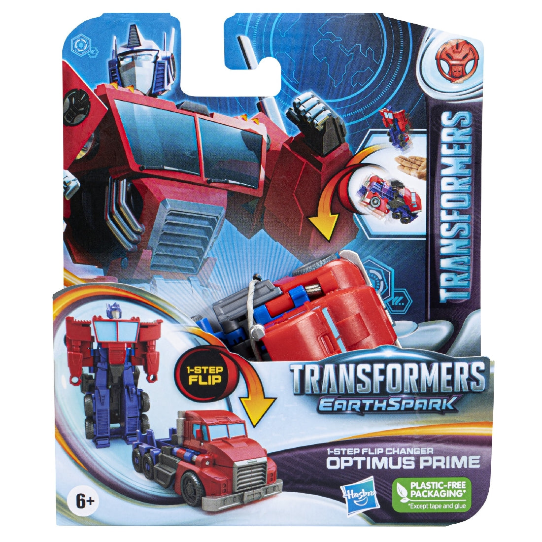 Transformers Earthspark 1 Step Flip Changer Ast - Optimus Prime