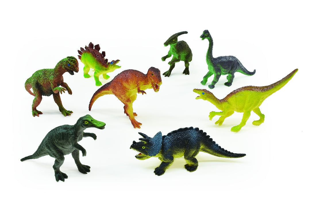 PETERKIN DINOSAUR WORLD 8PC FIGURES