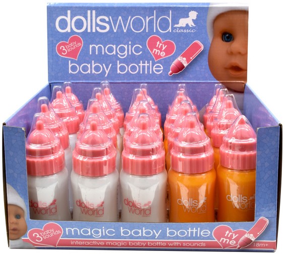 DOLLS WORLD MAGIC BABY BOTTLE CDU