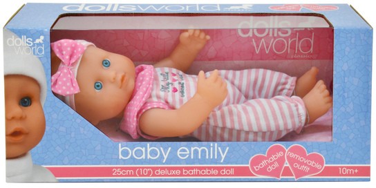 DOLLS WORLD BABY EMILY 25CM