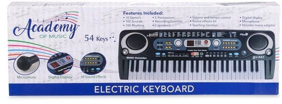 ACADEMY OF MUSIC 54 KEY ELECTRIC PIANO KEYBOARD