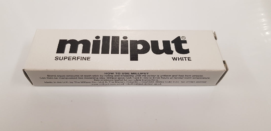 Milliput Superfine White 2 Part Putty