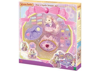Sylvanian Families Pony's Vanity Dresser Set