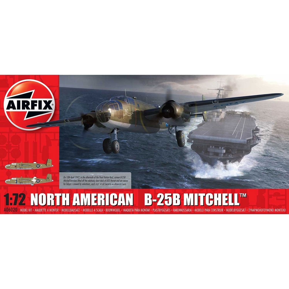 Airfix 1/72 North American B-25b Mitchell "doolittle Raid"