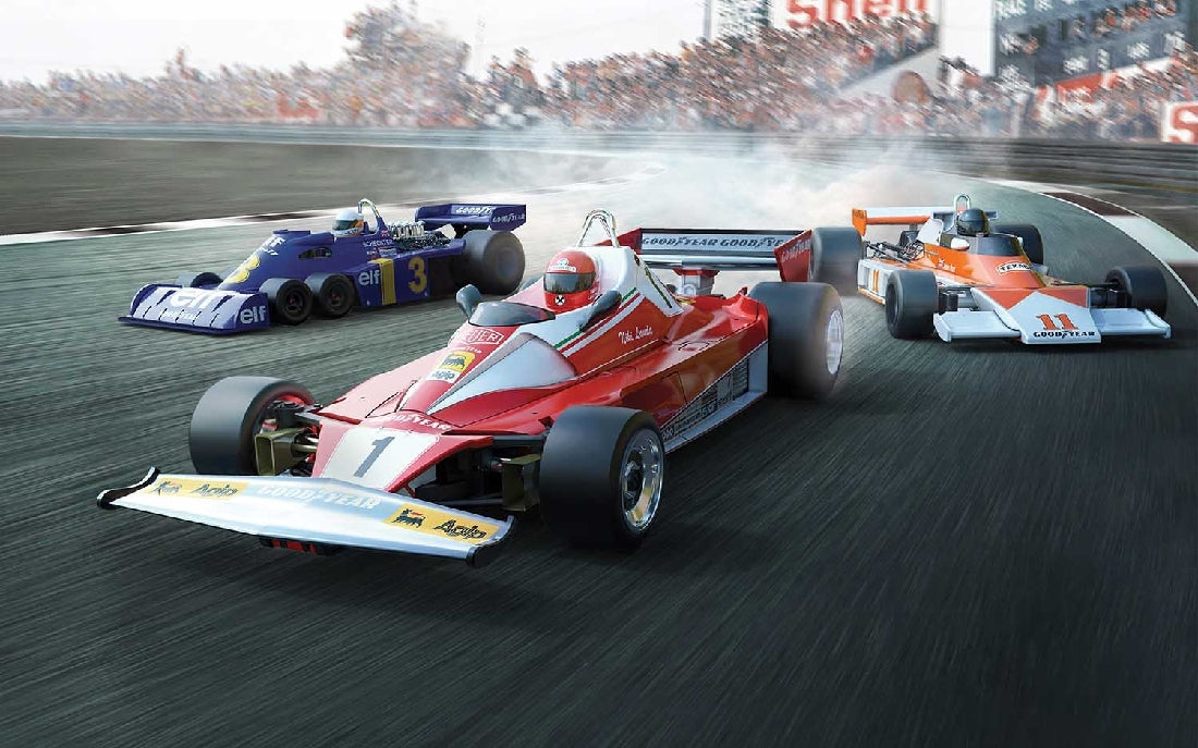 Scalextric Mclaren M23 & 312t & Tyrrell P34 - 1976 British Gp Triple Pack