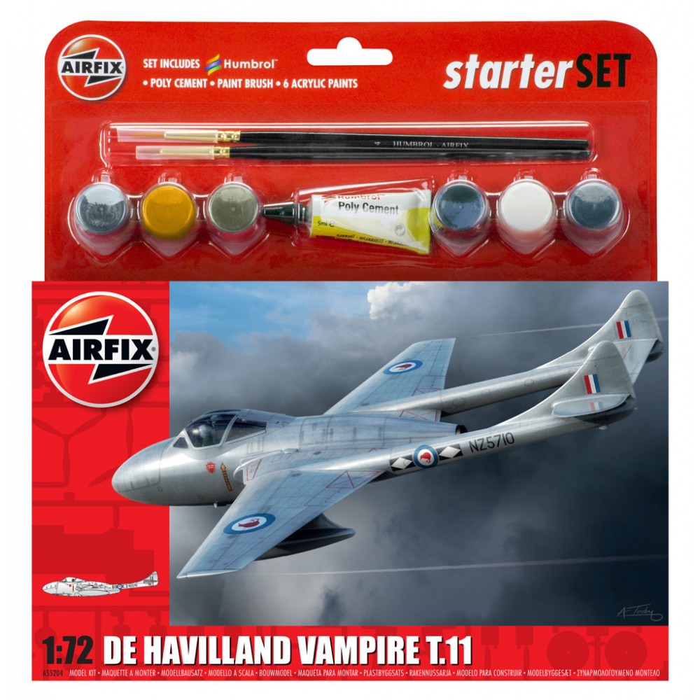Airfix 1/72 De Havilland Vampire T.11