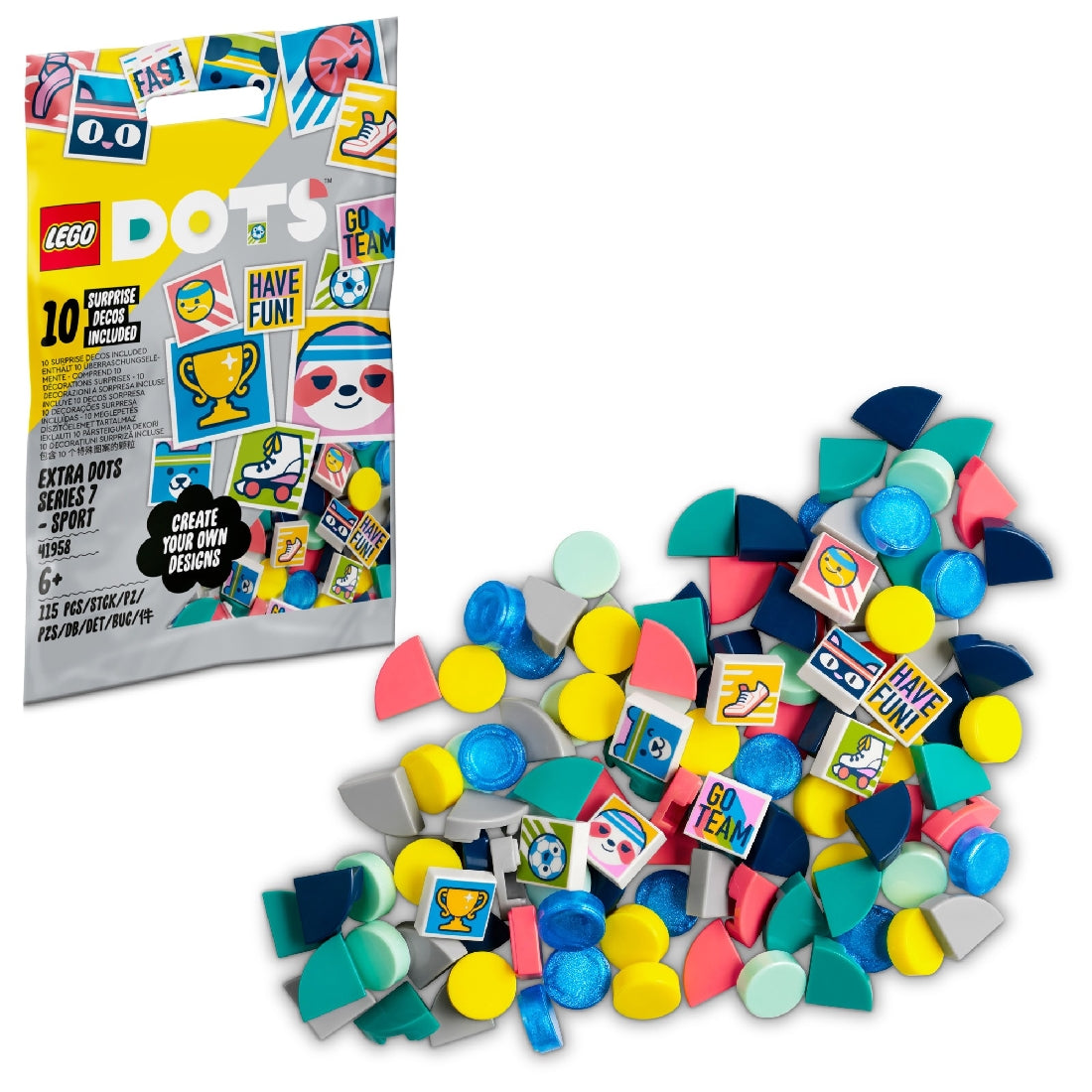 LEGO Dots Extra Dots Series 7 - Sport 41958 Age: 6+