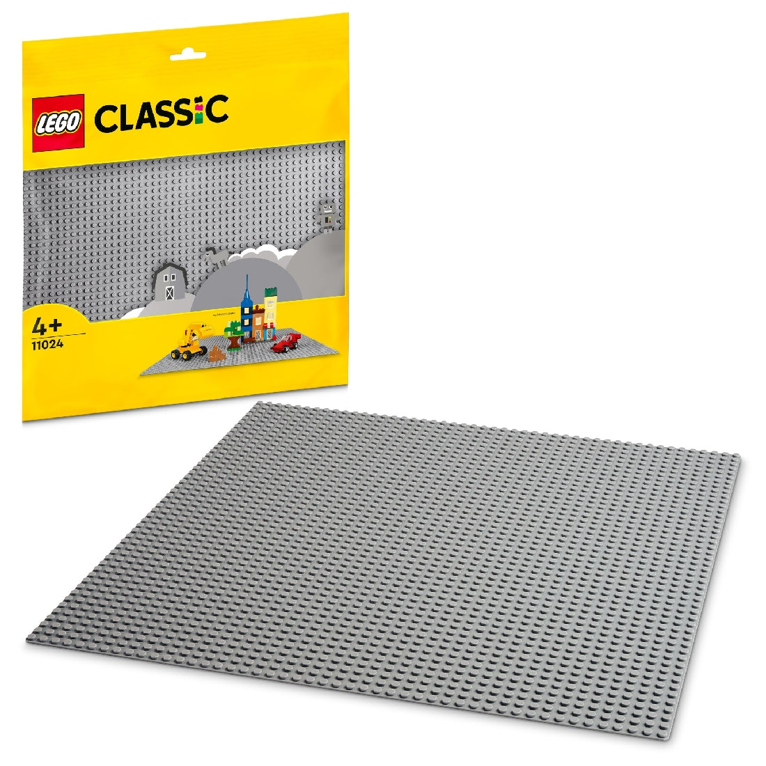 LEGO LEGO Classic Gray Baseplate 11024 Age: 4+